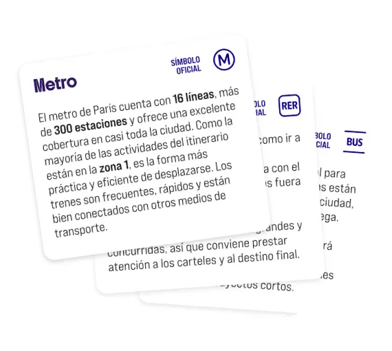 Estaciones de metro y tren