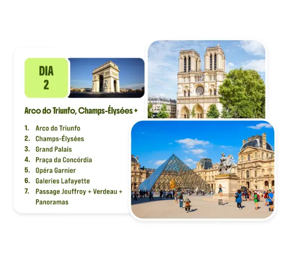 Atrações por proximidade e links oficiais para ingressos